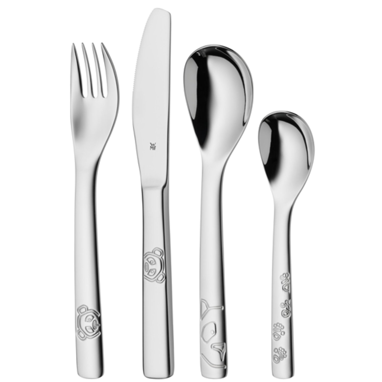 product image - Набір приборів столових дитячих WMF Bear, 4 предмети в наборі