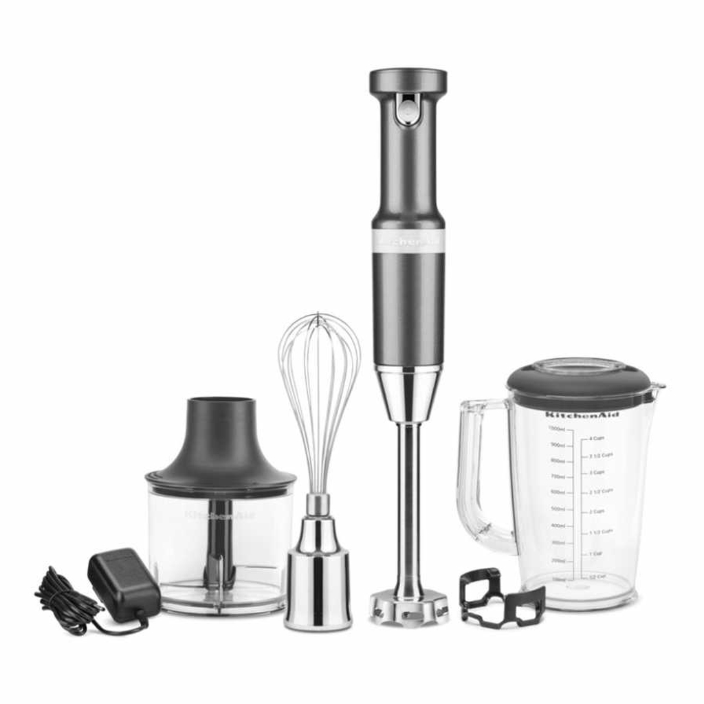 product image - Блендер занурювальний бездротовий KitchenAid ARTISAN, сріблясто-сірий