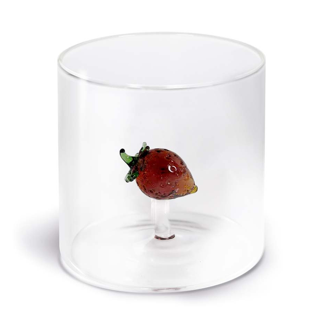 product image - Склянка «Полуниця» WD Lifestyle Monterey Fruits, об'єм 0,25 л, прозорий