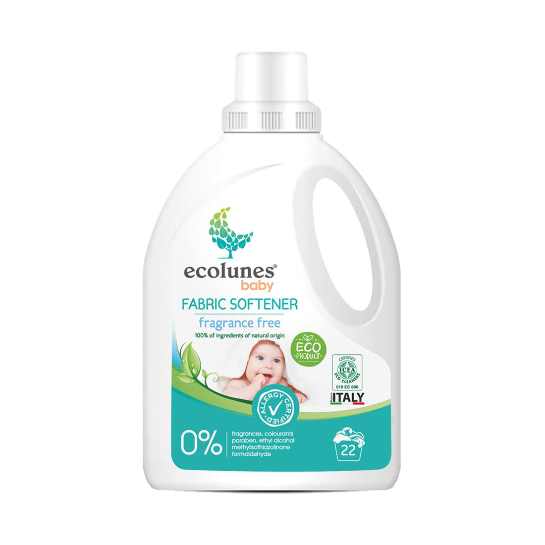product image - Кондиціонер для прання дитячих речей Ecolunes, об'єм 1 л