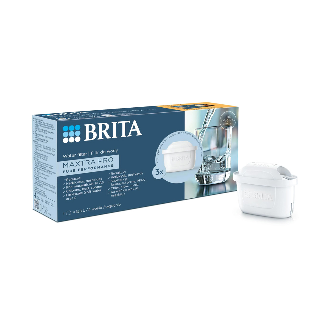 product image - Набір картриджів для фільтра Brita MXPro Pure Performance All-in-1, білий, 3 шт