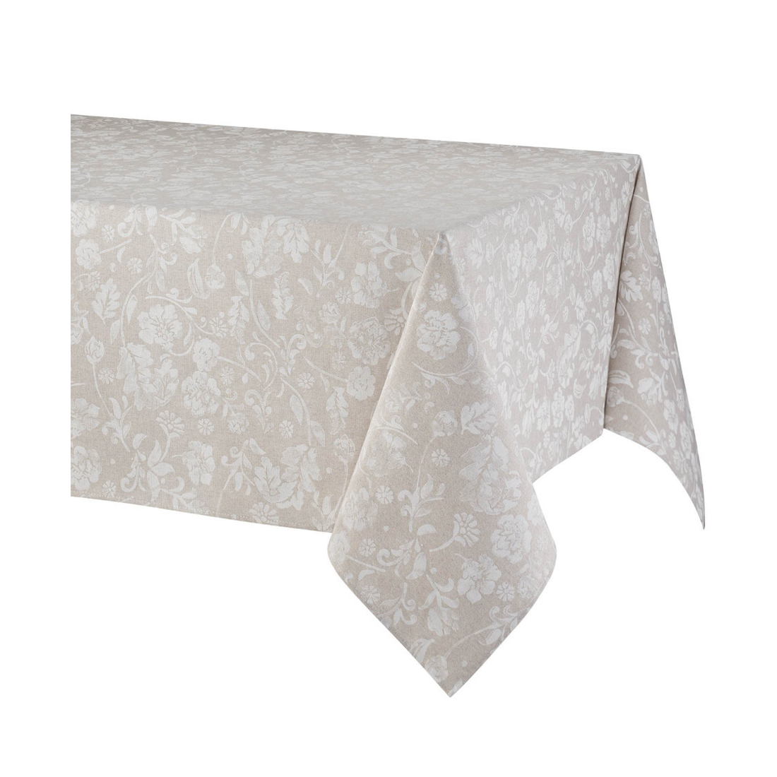 product image - Скатертина кругла Atenas Livia White/Colorful, діаметр 150 см