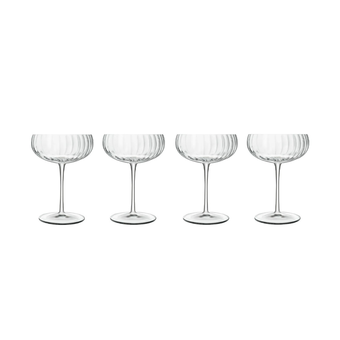 product image - Набір келихів для шампанського Luigi Bormioli Optica, об'єм 0,3 л, прозорий, 4 шт