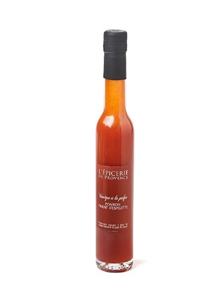 product image - Оцет з м'якотою болгарського перцю і перцю Еспелетт L'Epicerie de Provence, 200 мл