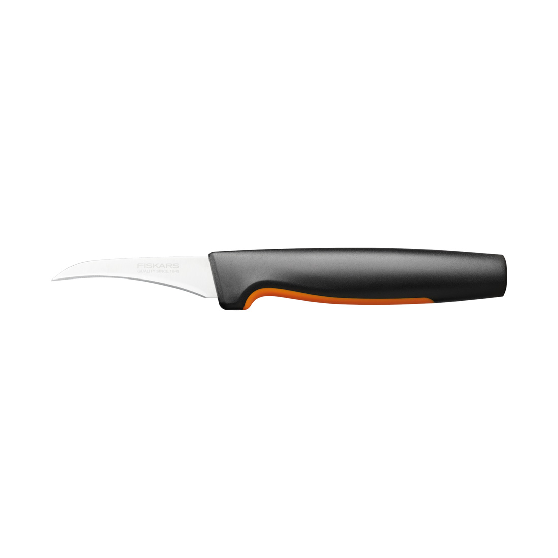product image - Ніж для очищення овочів Fiskars Functional Form, довжина 7 см, чорний
