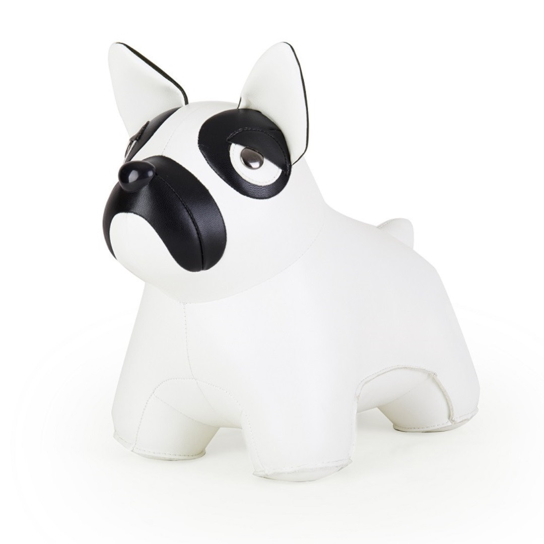 product image - Дорстоппер Французький бульдог Zuny Classic FRENCH BULLDOG, білий з чорним