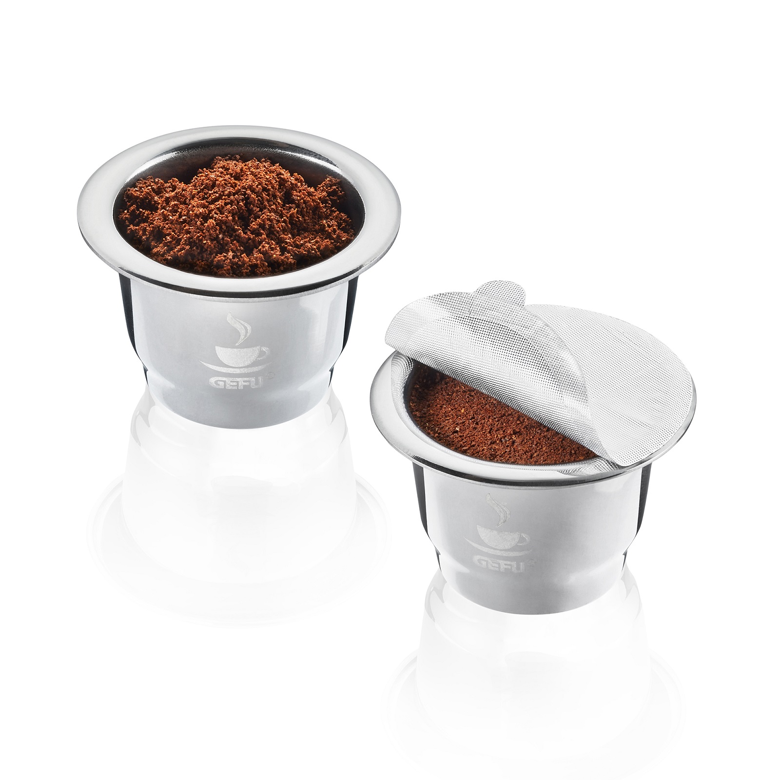 product image - Кавові капсули багаторазові для кавоварок NESPRESSO GEFU CONSCIO, 2 штуки