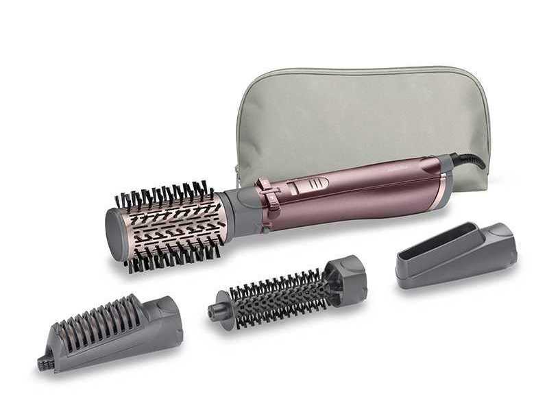 product image - Фен-щітка BaByliss Beliss Big Hair 1000, потужність 1000 Вт, сірий з фіолетовим
