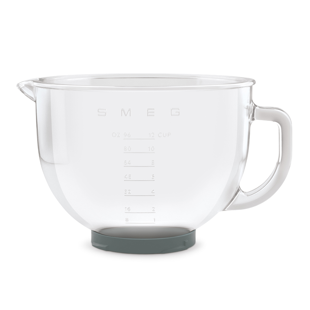 product image - Скляна чаша Smeg для планетарного міксера (SMF02, SMF03, SMF13), об'єм 4,8 л, прозора