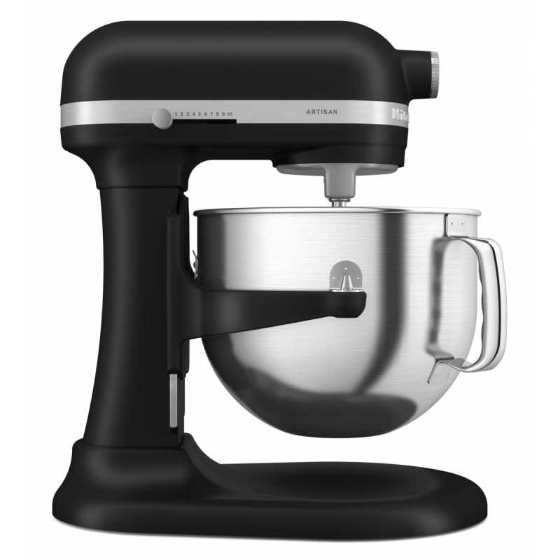 product image - Міксер планетарний KitchenAid Artisan, об'єм чаші 6,6 л, чорний матовий