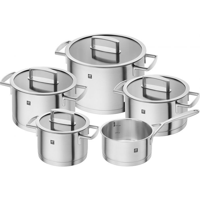 product image - Набір кухонного посуду Zwilling J.A. Henckels VITALITY, 9 предметів, сріблястий