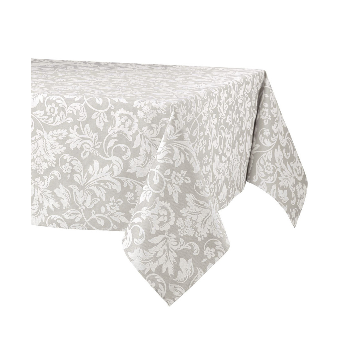 product image - Скатертина кругла Atenas Versalles White, діаметр 150 см