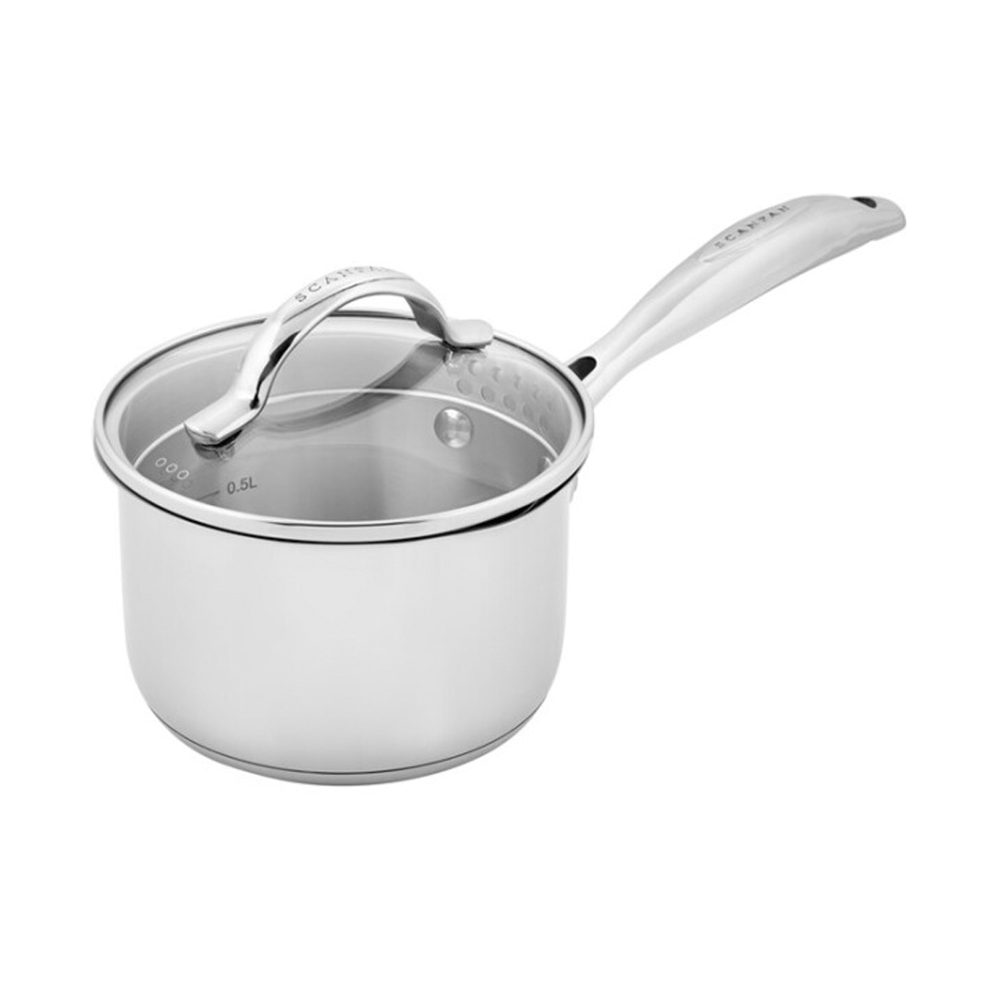 product image - Ківш з кришкою Scanpan STS, об’єм 1,2 л, діаметр 14 см, сріблястий