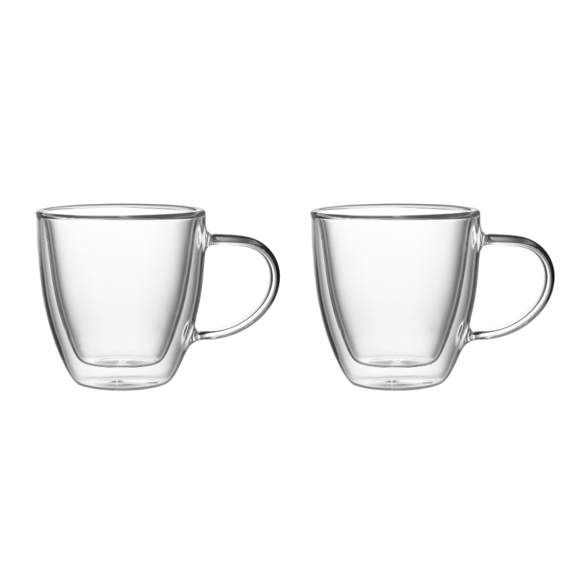 product image - Набір кухлів із подвійними стінками Bialetti CAPRI, об'єм 0,16 л, 2 шт