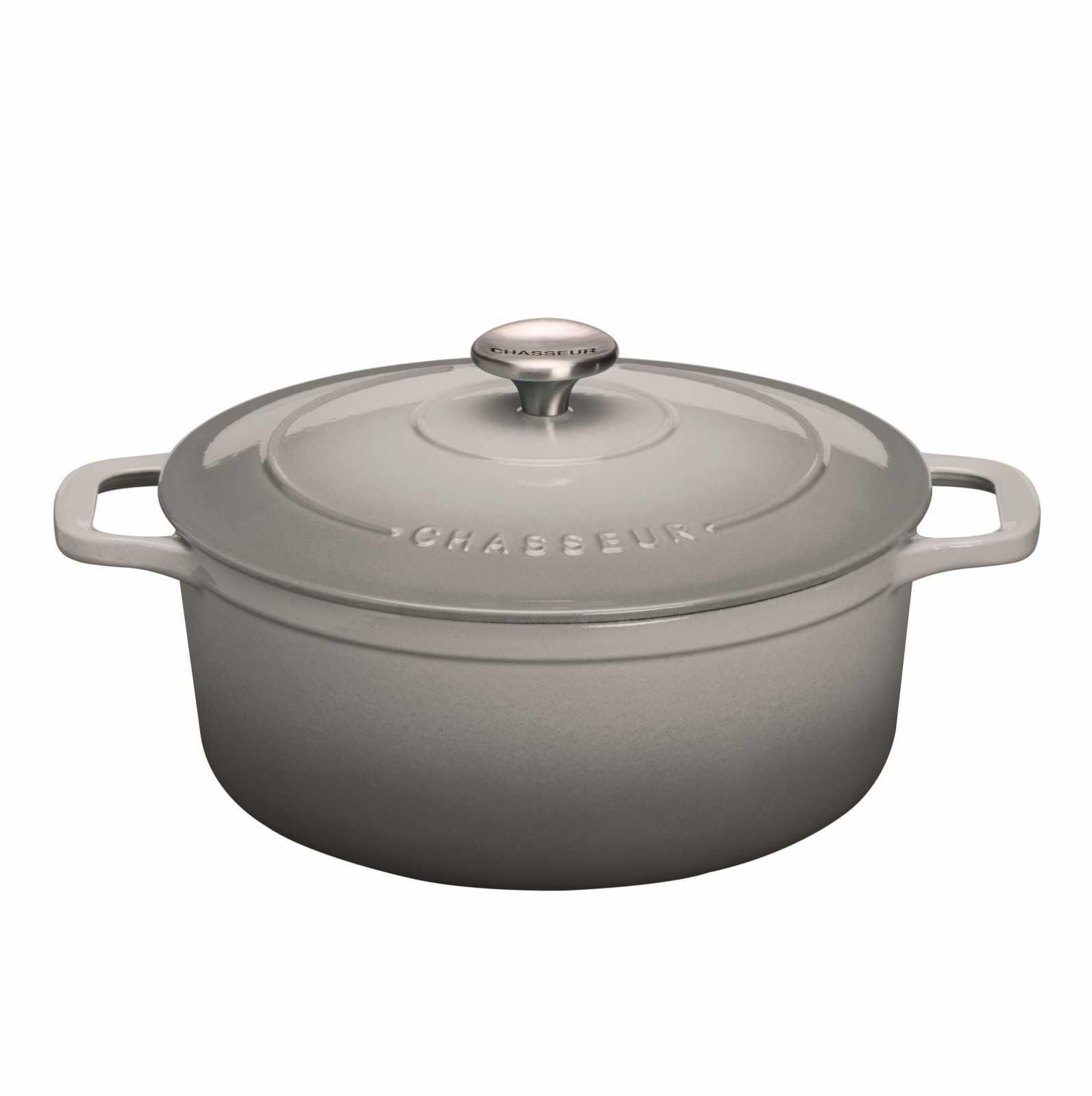 product image - Каструля з кришкою Chasseur ROUND CASSEROLE, об'єм 2,5 л, сірий