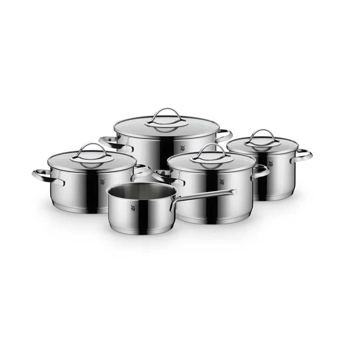product image - Набір каструль з кришками WMF Aparto, сріблястий, 5 шт