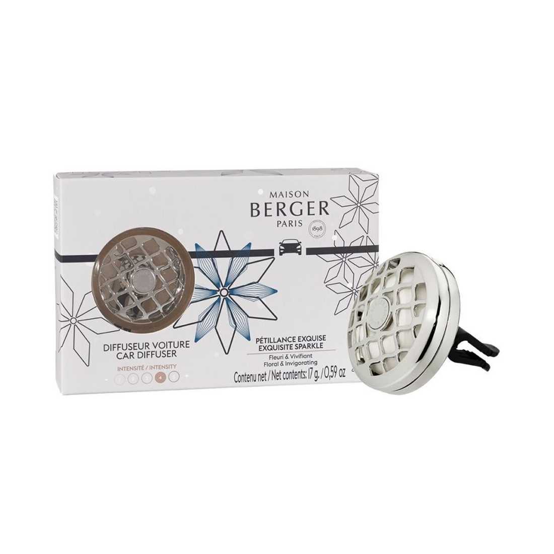 product image - Набор диффузор и картридж для автомобиля Maison Berger Paris Exquisite Sparkle