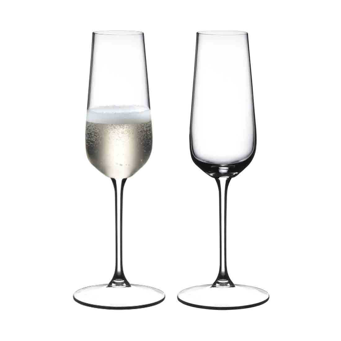 product image - Набір келихів для шампанського Riedel Grape, об'єм 0,25 л, прозорий, 2 шт