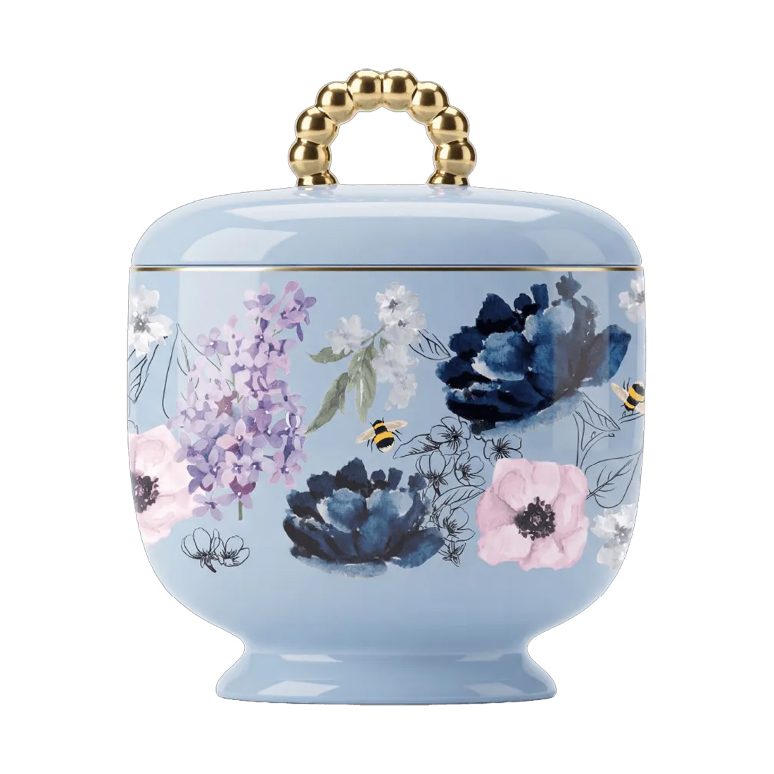 product image - Цукорниця порцелянова Bialetti BRIDGERTON, об'єм 0,18 л, синій