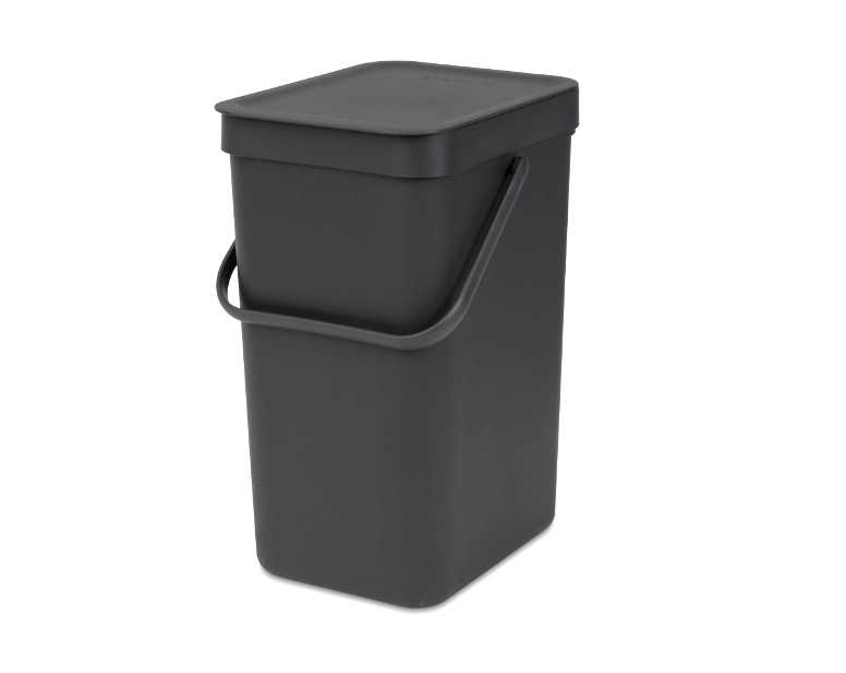 product image - Відро для сміття Sort & Go Brabantia, об'єм 12 л, сірий