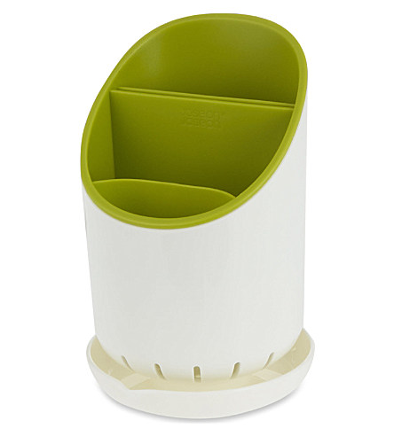 product image - Органайзер для кухонних приборів зі зливом Joseph Joseph dock, 12х19х12,7 см, зелений
