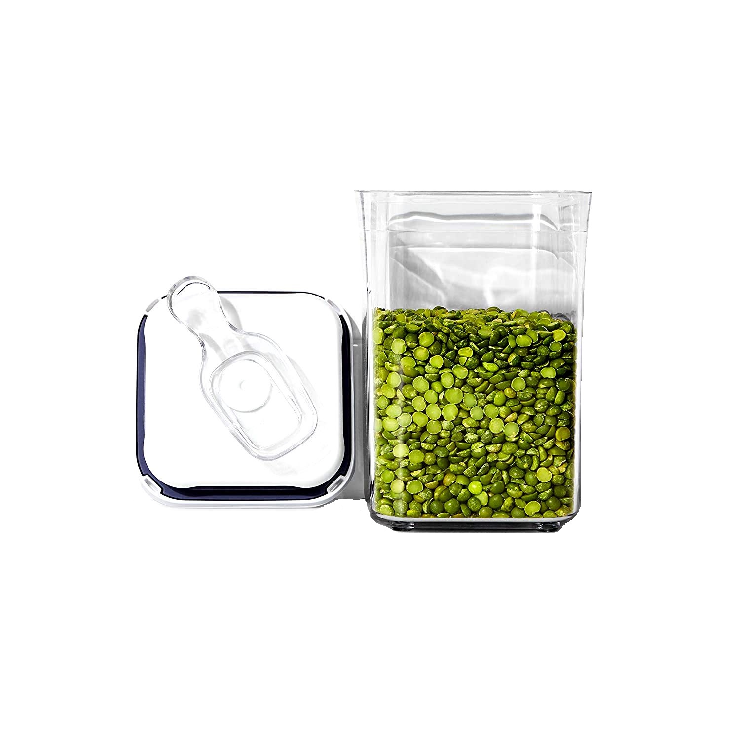 product image - Ємність для зберігання з мірною ложкою OXO FOOD STORAGE, об'єм 1 л, прозорий, 2 предмети