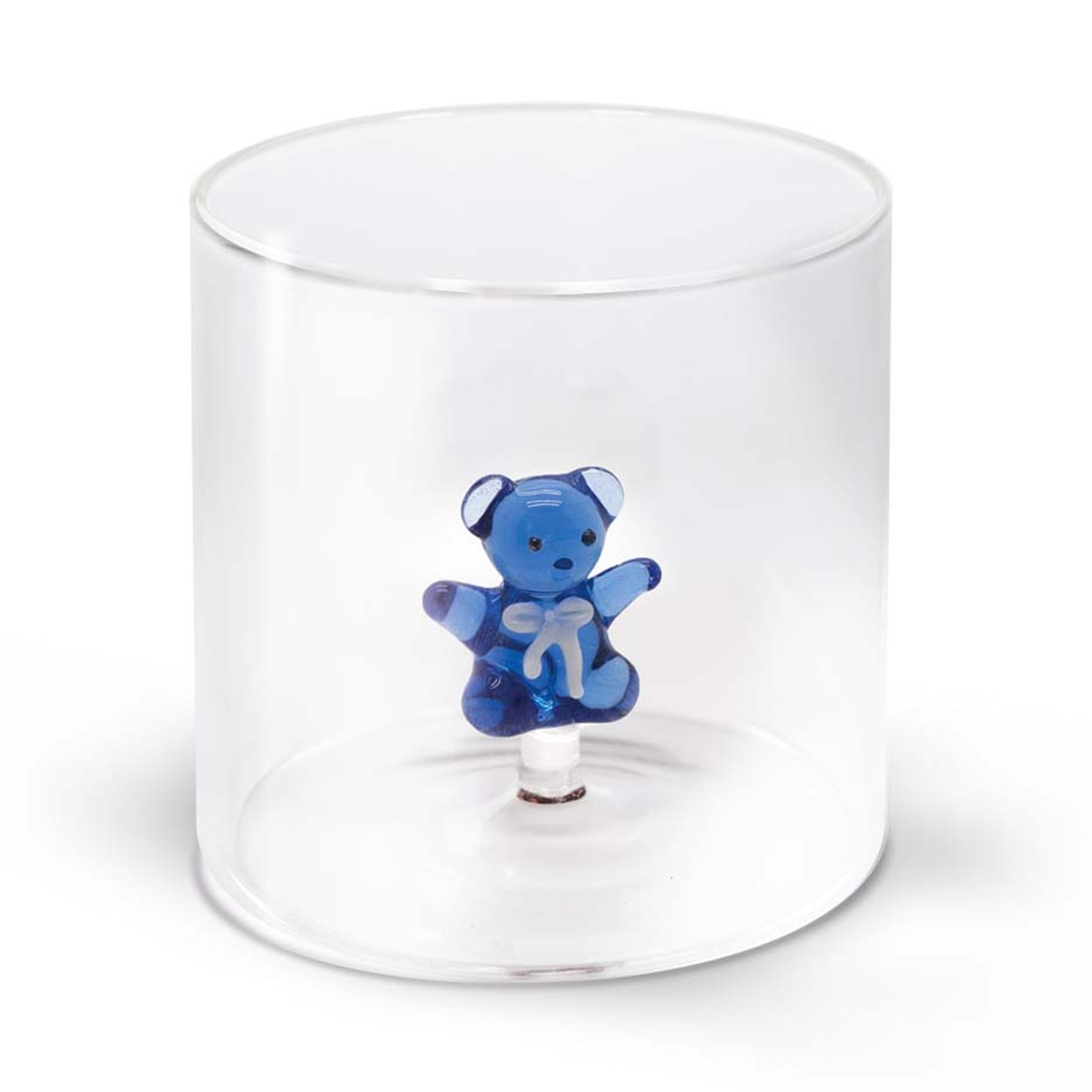 product image - Склянка «Ведмедик» WD Lifestyle Monterey Animals Blue, об'єм 0,25 л, прозорий