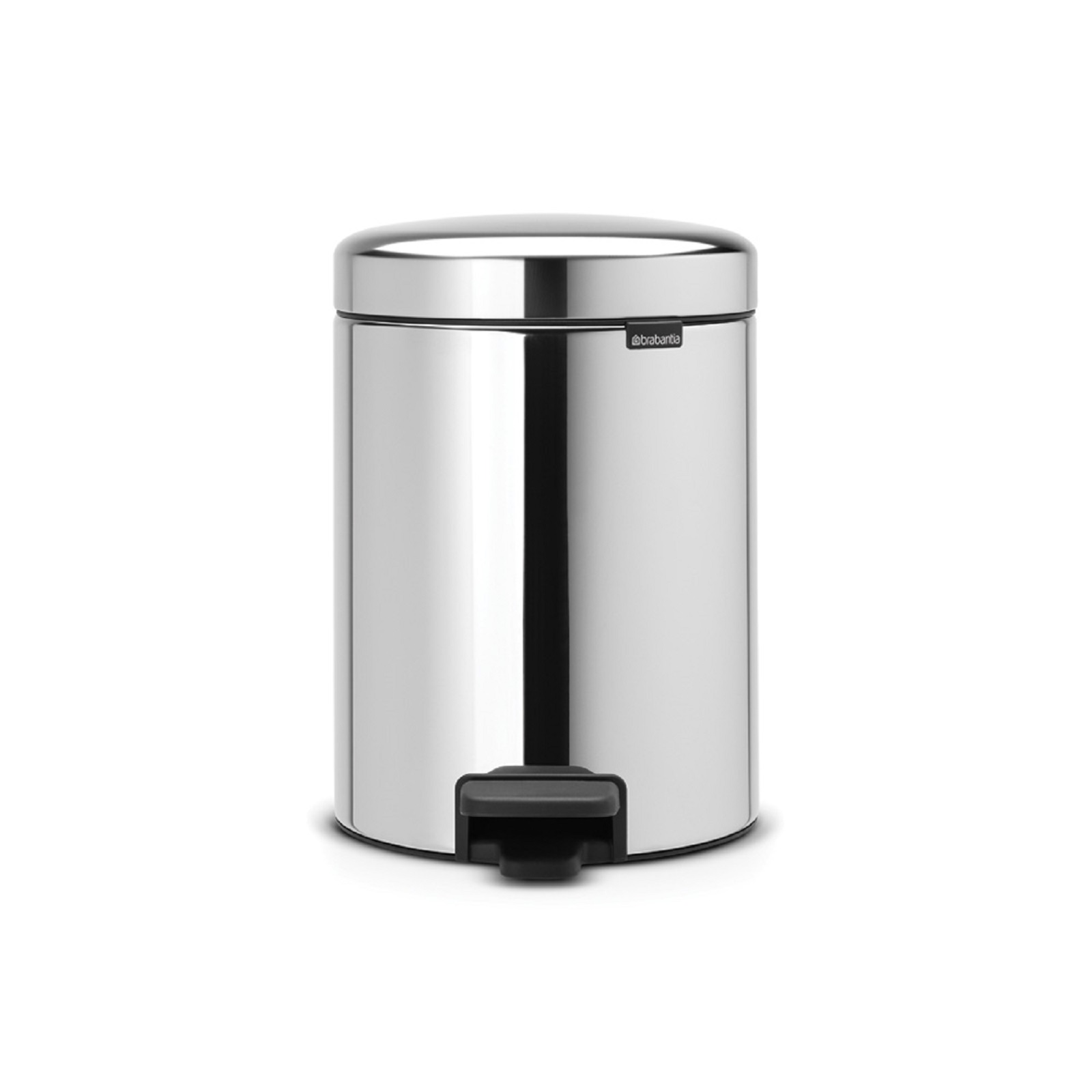 product image - Бак для сміття Pedal Bin NewIcon Brabantia, об'єм 5 л, сталевий полірований
