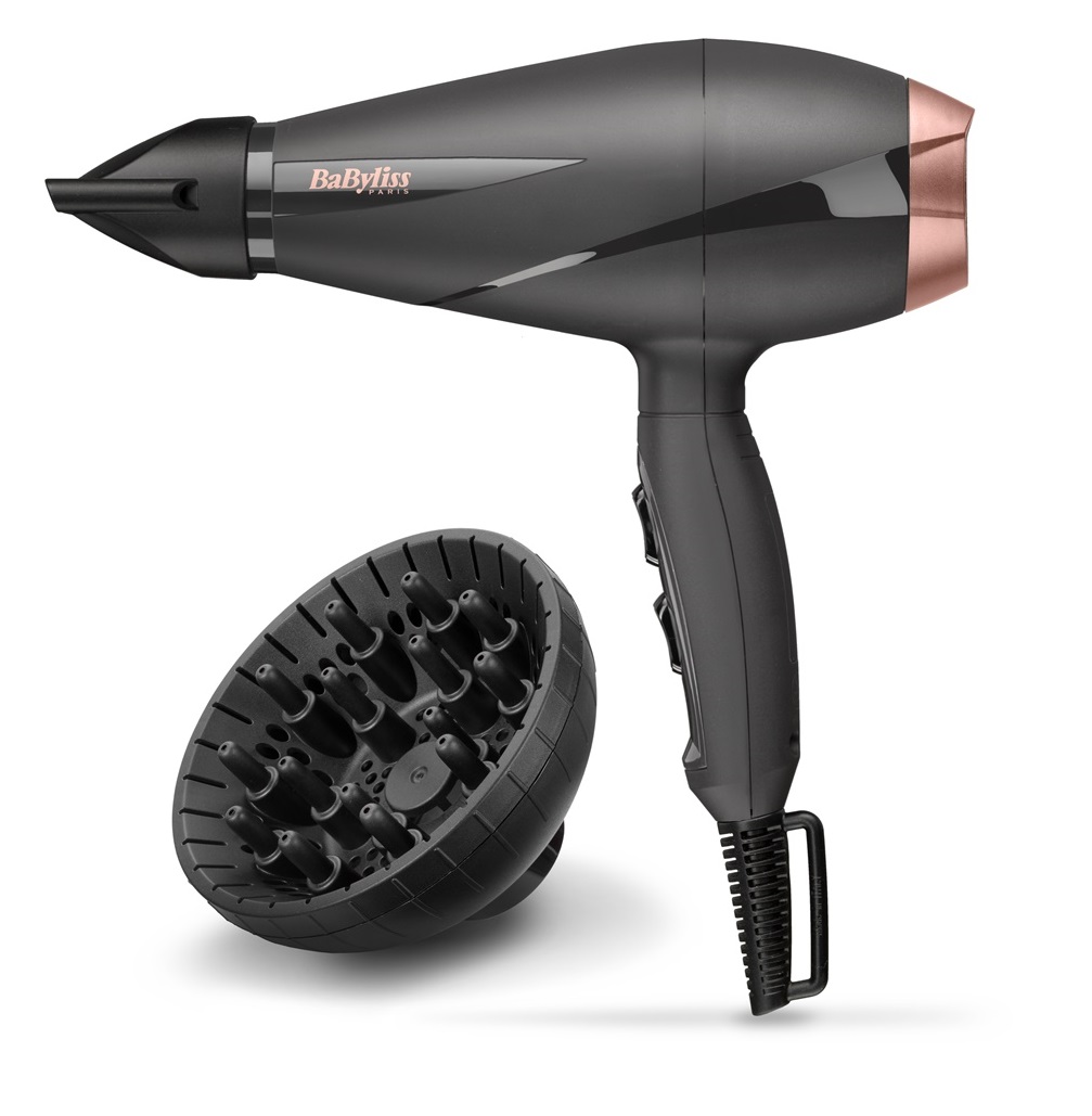 product image - Фен Babyliss, 2100W ionic, чорний з мідним