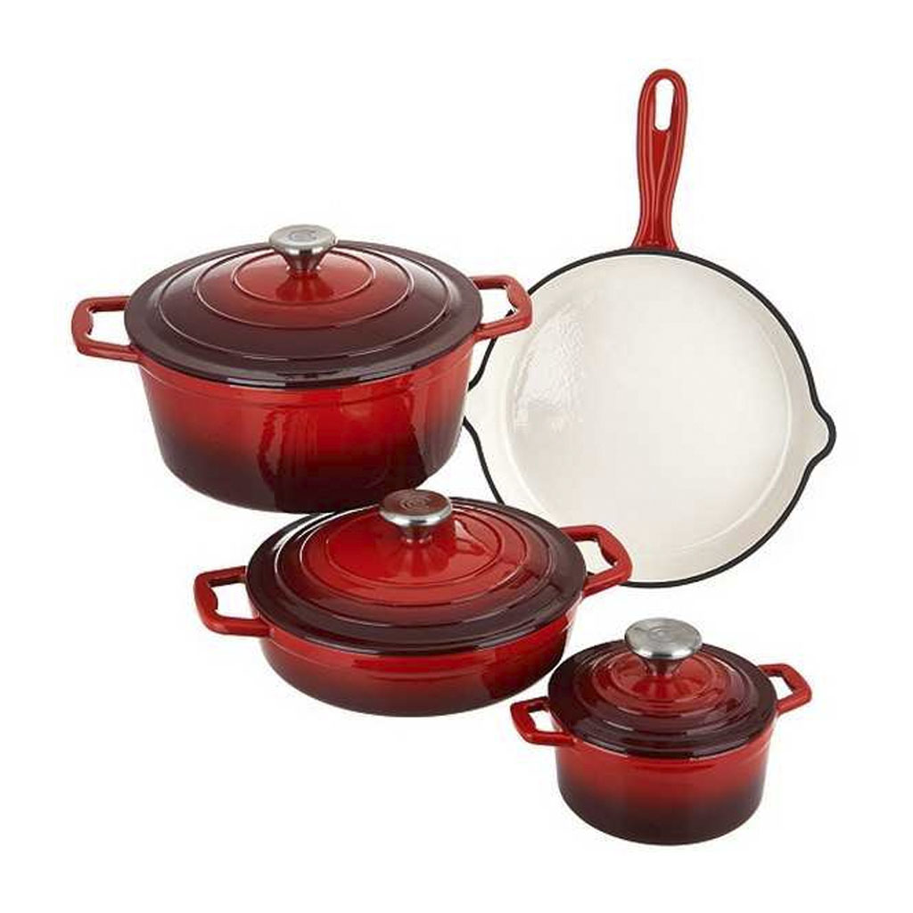 product image - Набір посуду Carl Schmidt Sohn XANTEN, червоний, 4 шт