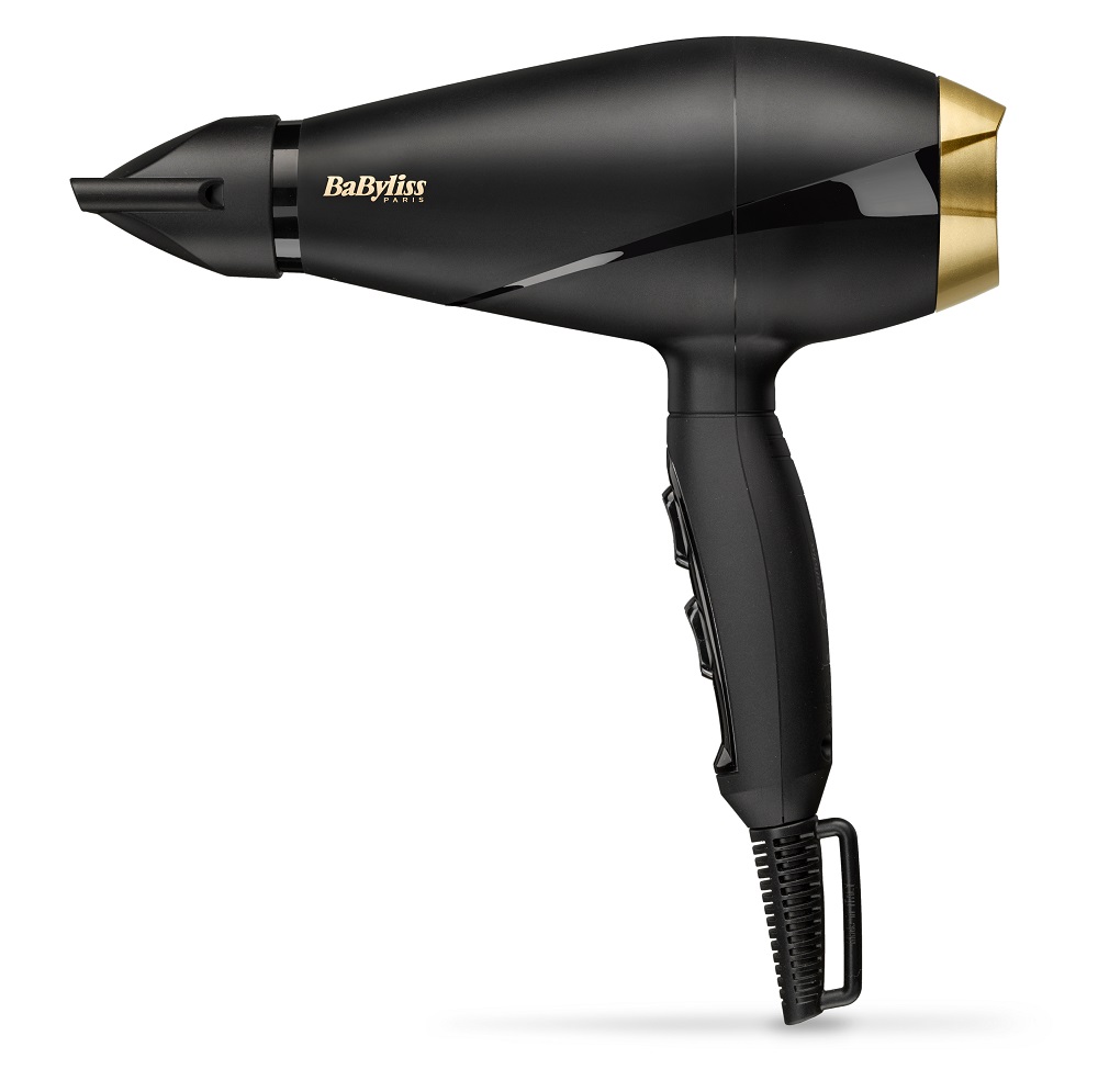 product image - Фен BaByliss Power Pro 2000, потужність 2000 Вт, чорний із золотистим