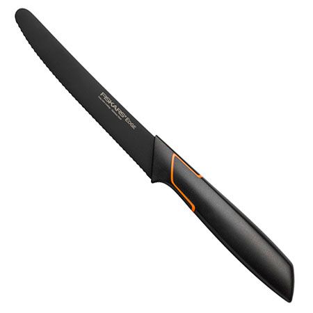 product image - Ніж для томатів Fiskars EDGE, довжина 13 см, чорний