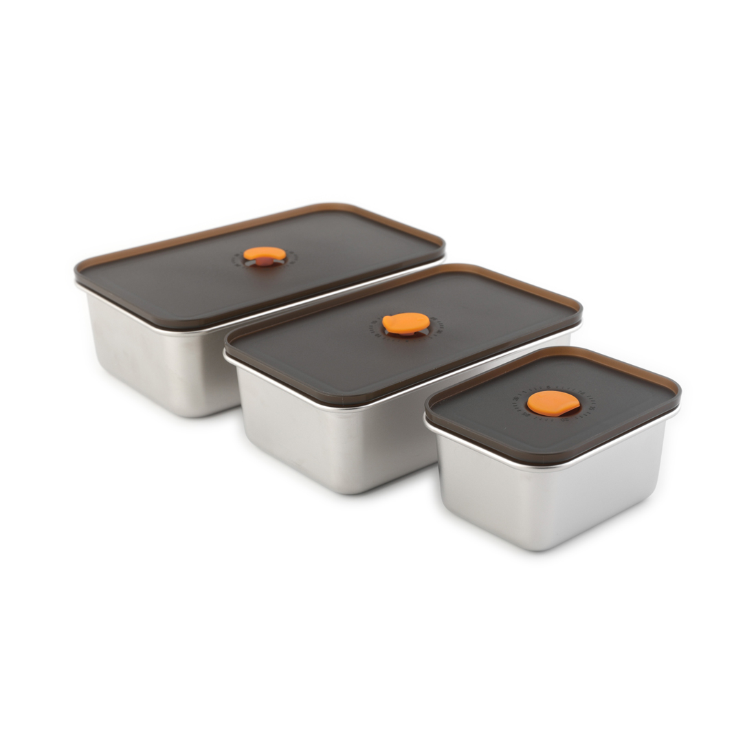 product image - Набір контейнерів для харчових продуктів Carl Schmidt Sohn, об'єм 0,4 л / 1 л / 1,25 л, 3 шт