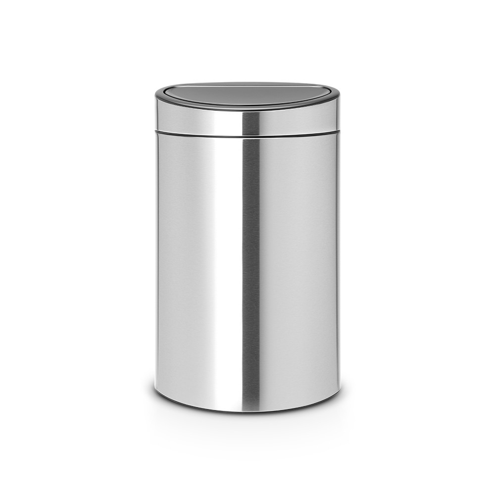 product image - Бак для сміття Touch Bin Brabantia, об'єм 40 л, сріблясто-сірий