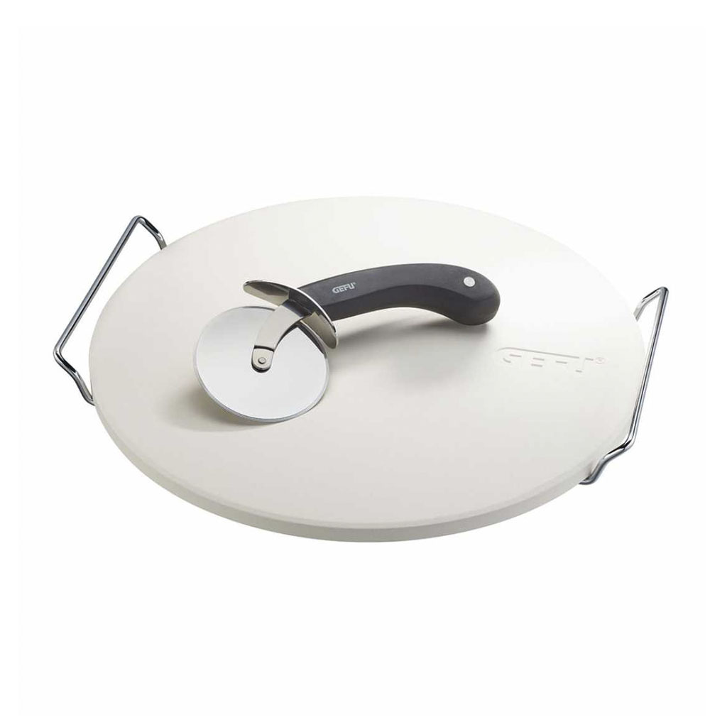 product image - Набір для піци GEFU DARIOSO, 33x34x3, 5 см, білий, 2 предмети