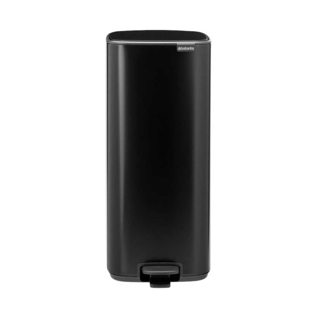 product image - Бак для сміття Brabantia Bo Pedal Bin, об'єм 30 л, чорний матовий