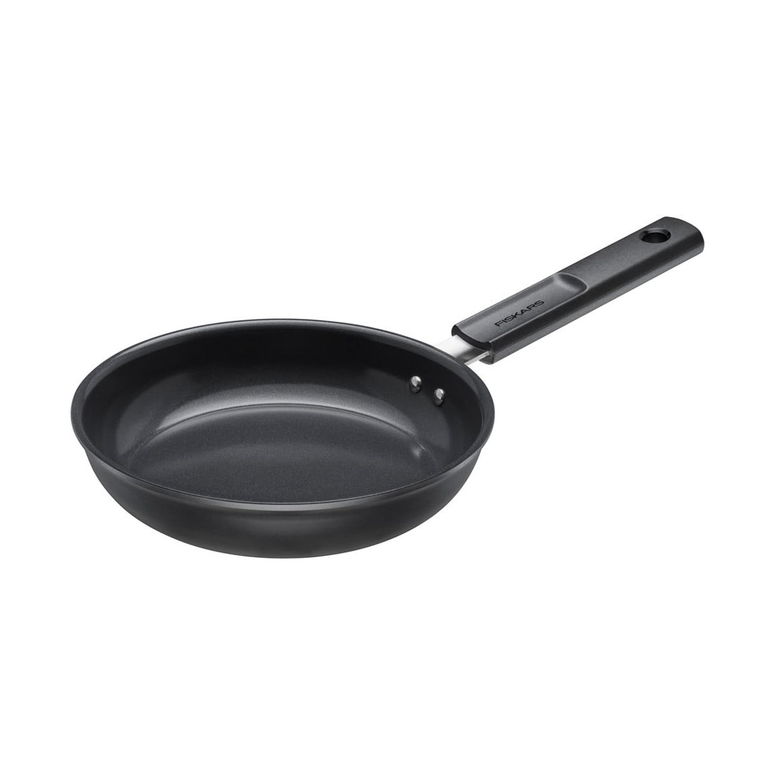 product image - Сковорода з антипригарним покриттям Fiskars Hard Face, діаметр 20 см, чорний