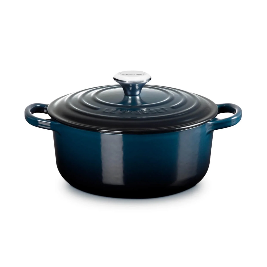 product image - Каструля чавунна з кришкою Le Creuset Cast Iron Nuit, об'єм 2,4 л, діаметр 20 см