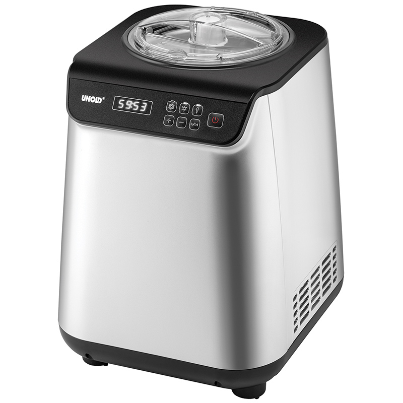 product image - Морозивниця електрична Unold ICE CREAM MAKER Uno, об'єм 1,2 л, сріблястий