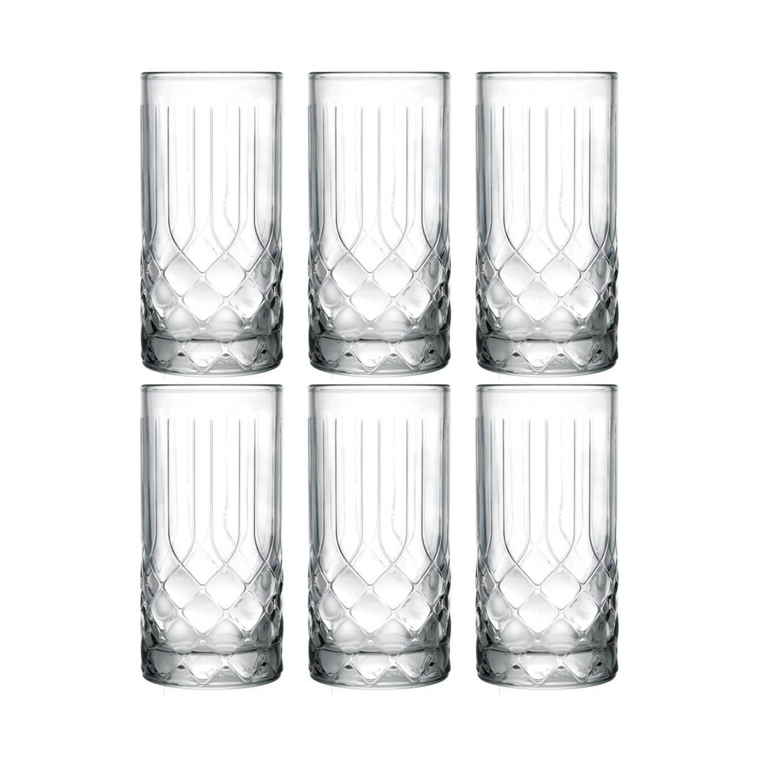 product image - Набір склянок La Rochere Chicago, об'єм 0,4 л, прозорий, 6 шт