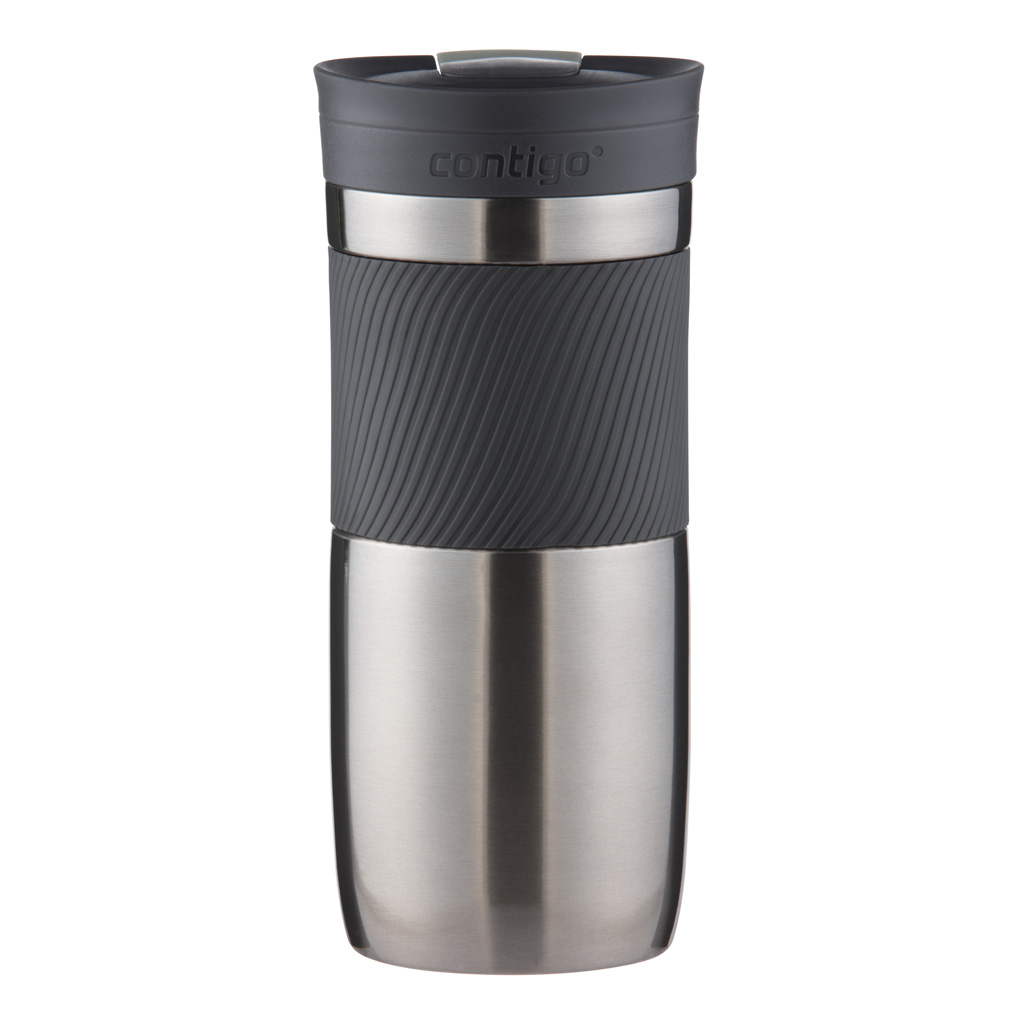 product image - Термокухоль Contigo BYRON 16, об'єм 0,47 л, сріблястий з чорним