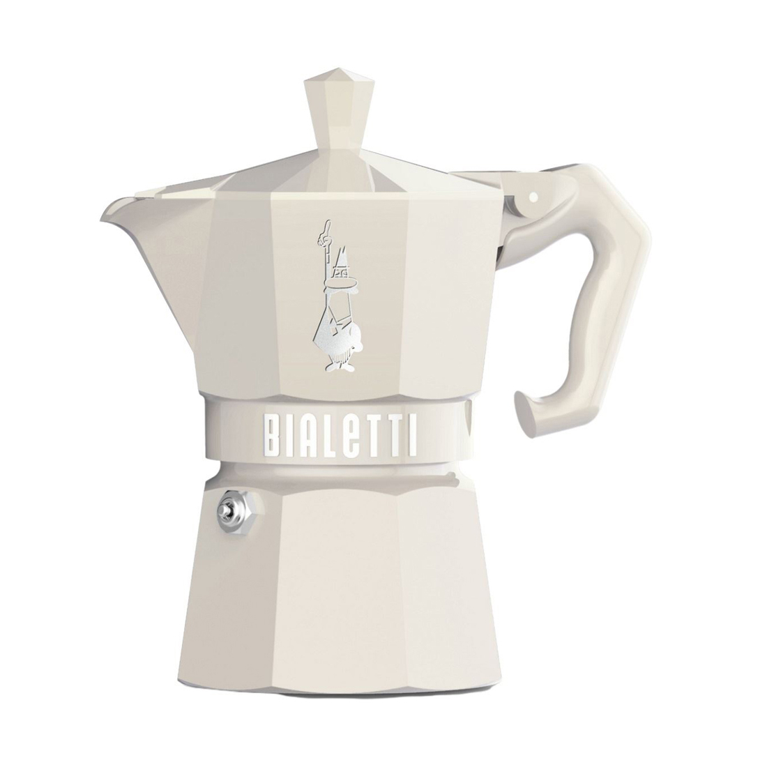 product image - Кавоварка гейзерна Bialetti Moka Express Exclusive, об'єм 0,13 л, на 3 чашки, бежевий