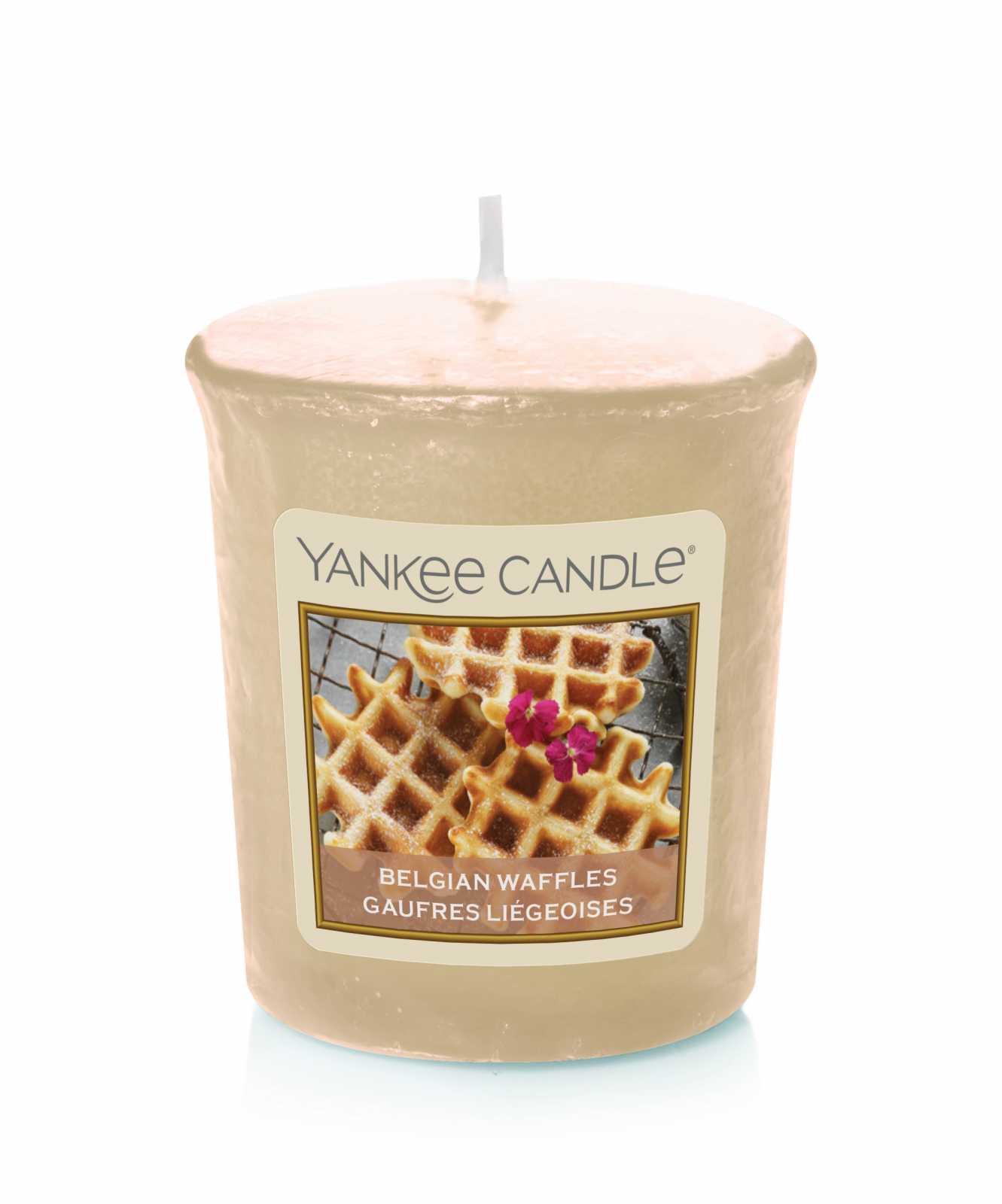 product image - Свічка-вотиви Yankee Candle BELGIAN WAFFLES, з ароматом горіхів і ванілі