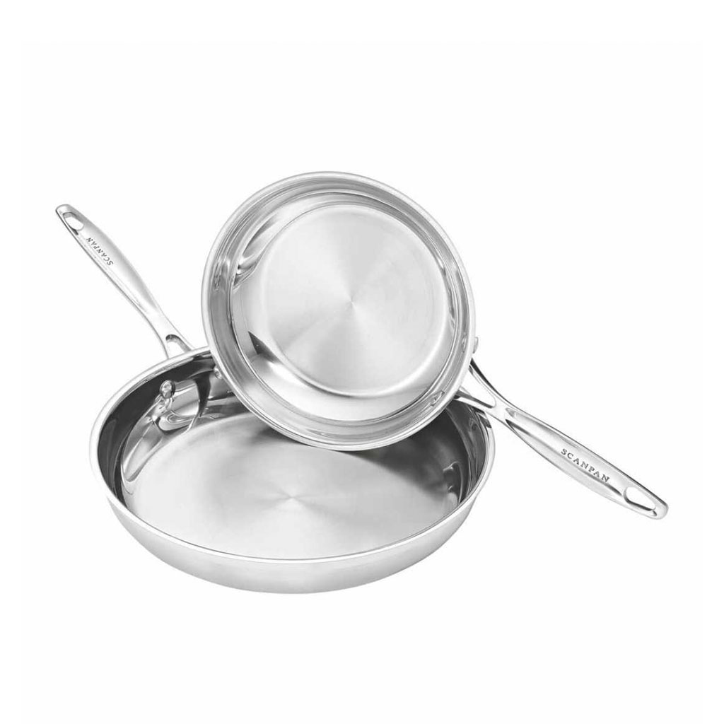 product image - Набір сковорідок Scanpan IMPACT, діаметр 20 см і 28 см, сріблястий, 2 шт