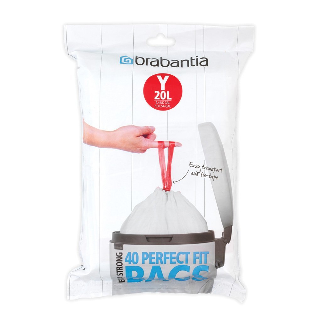 product image - Набір сміттєвих пакетів Brabantia (20 л), "Y", 40 шт