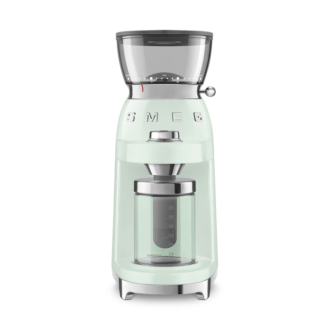 product image - Кавомолка Smeg 50 STYLE, 15x34,5x22 см, пастельно-зелений