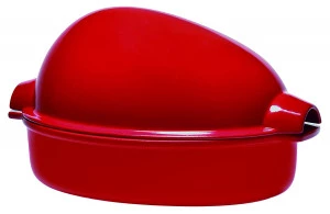 Онлайн каталог PROMENU: Форма для запікання курки з кришкою Emile Henry OVENWARE, 41,5x27,5 см, червоний Emile Henry 348444