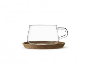 Онлайн каталог PROMENU: Чашка для чаю з блюдцем Viva Scandinavia CLASSIC, об'єм 0.25 л, прозорий Viva Scandinavia V75800